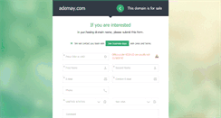 Desktop Screenshot of ademay.com