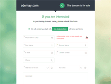 Tablet Screenshot of ademay.com